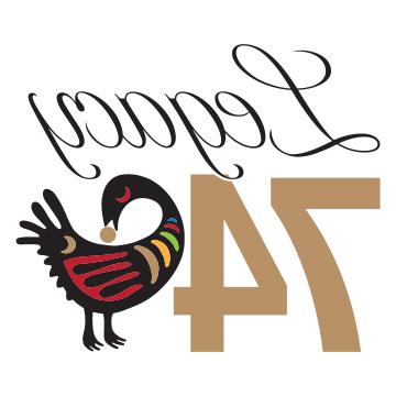 Legacy 74 campaign logo with the words "Legacy 74" and a colorful bird